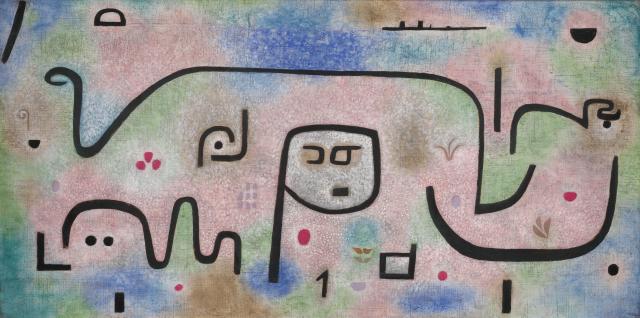 PAUL KLEE INSULA DULCAMARA 1938 ポスター 額入り Paul Klee “Insula Dulcamara“ 1987 Museum of modern Art NY